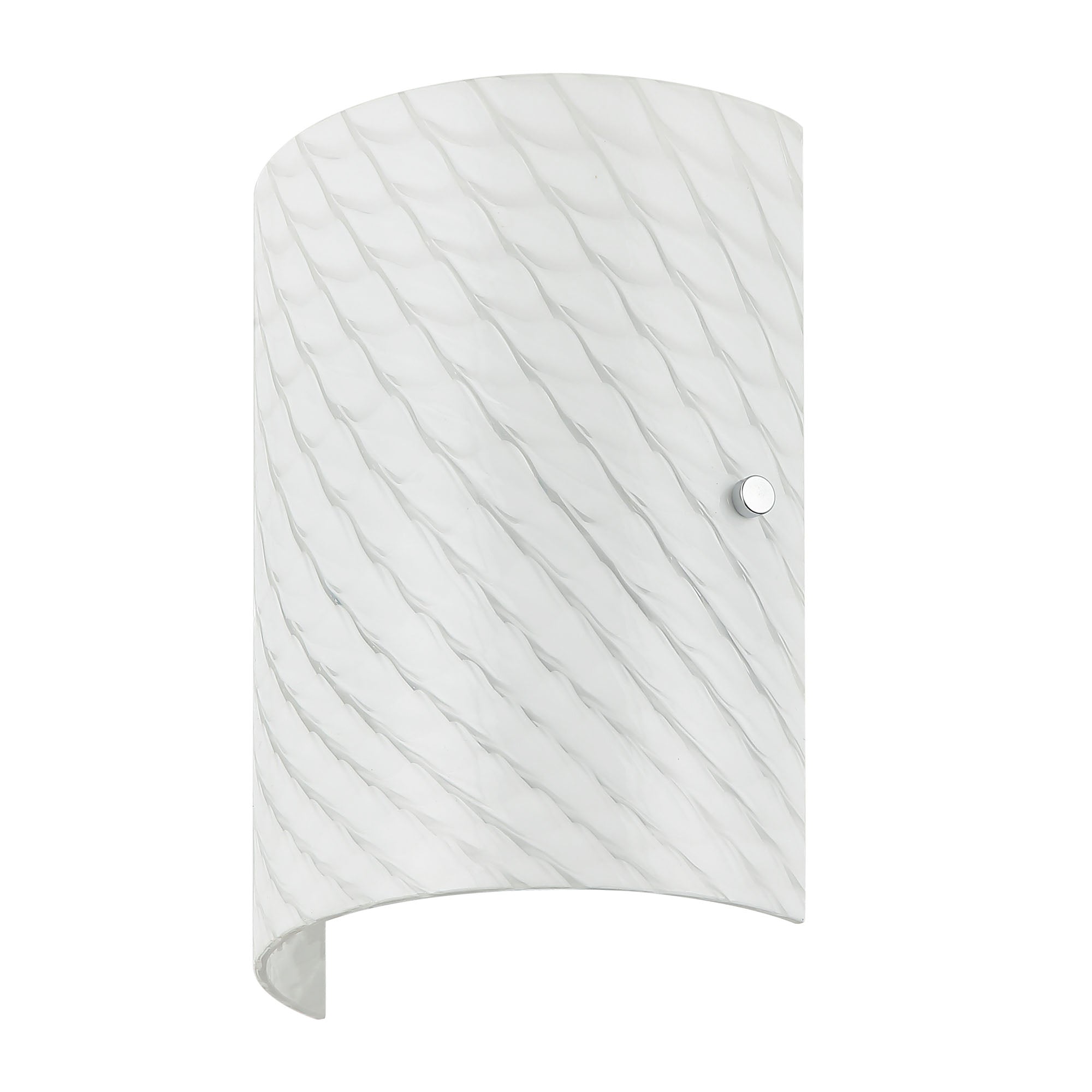 Swirled 2-Light Sconce - Chrome