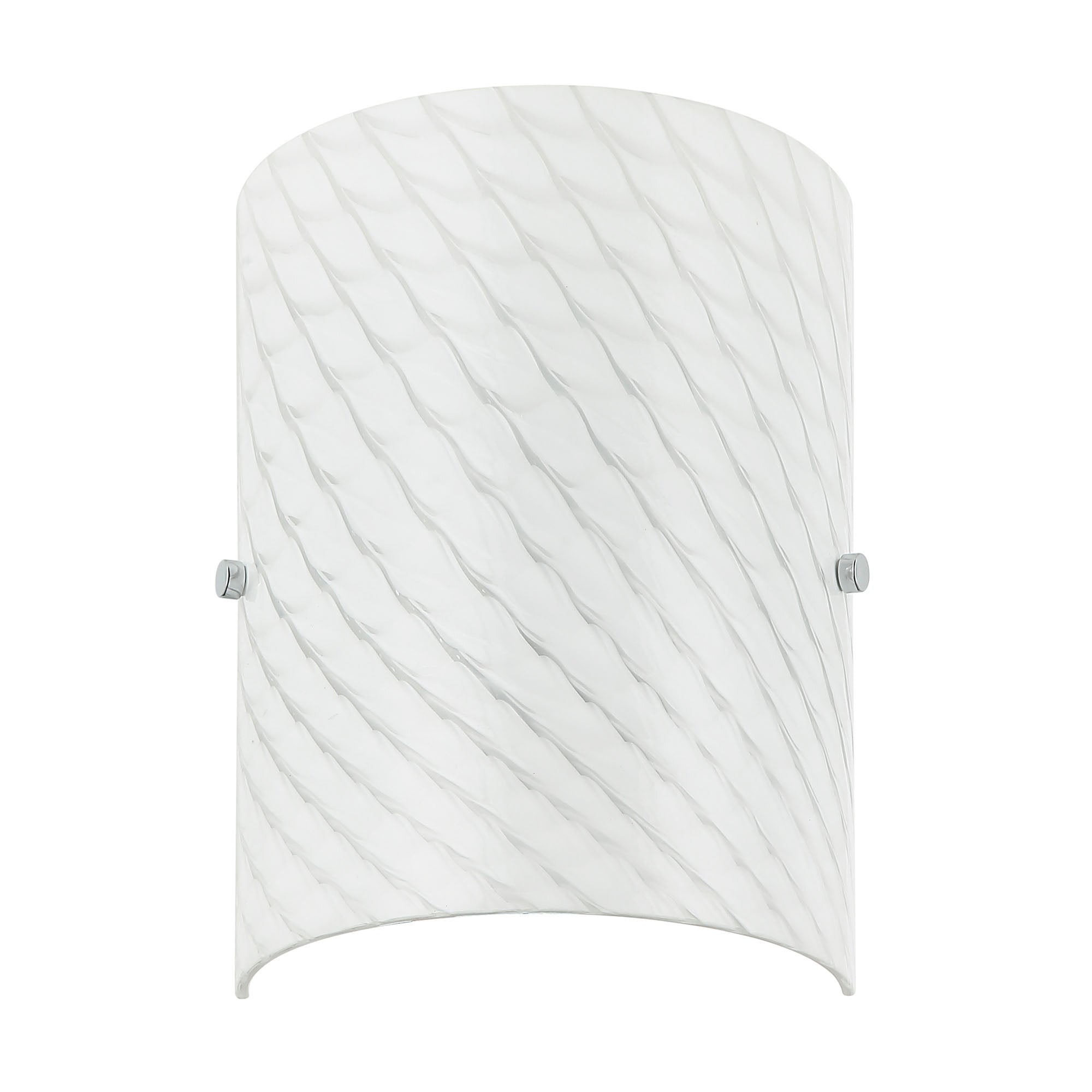 Swirled 2 Light Sconce - Chrome