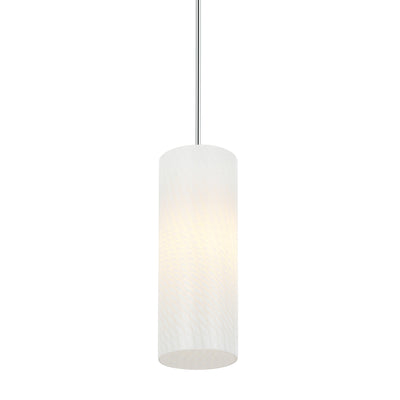 Swirled 1 Light Mini Pendant - Chrome