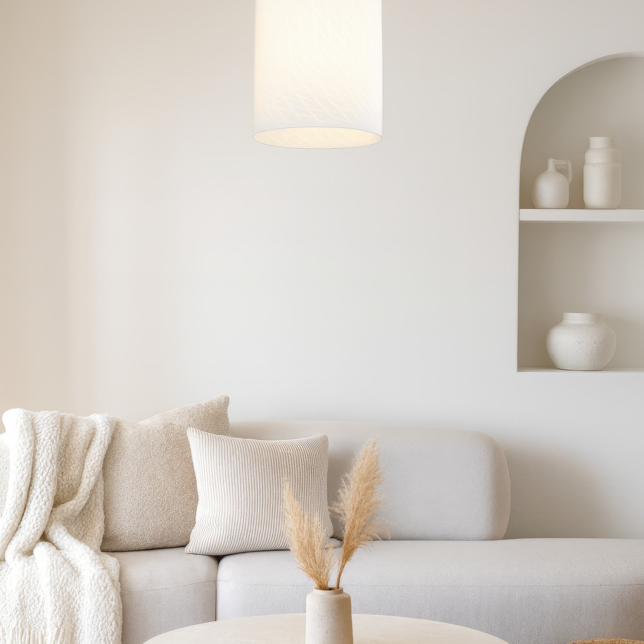 Swirled 3-Light Pendant - Chrome