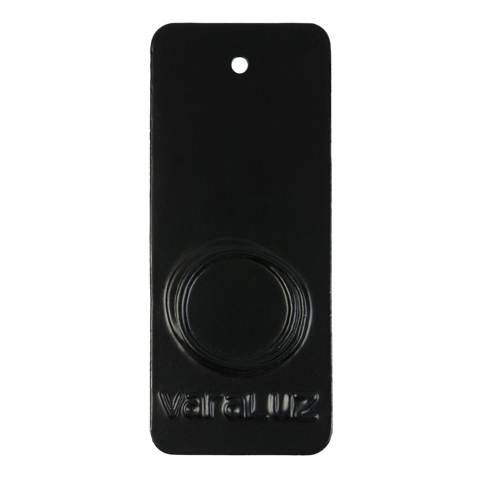 Stopwatch 30-in Round Accent Mirror - Black