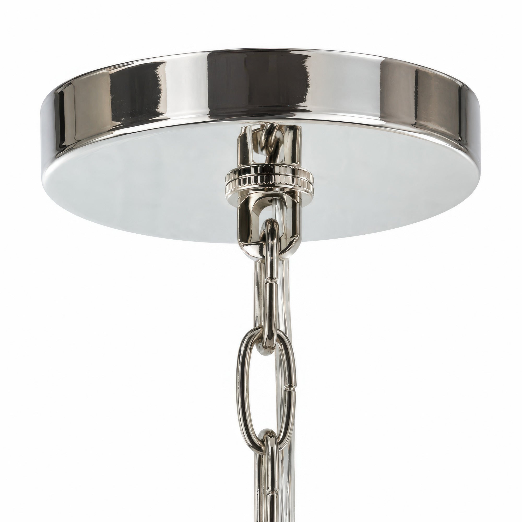 Coventry Tailored Polished Nickel with Aged Iron Pendant
