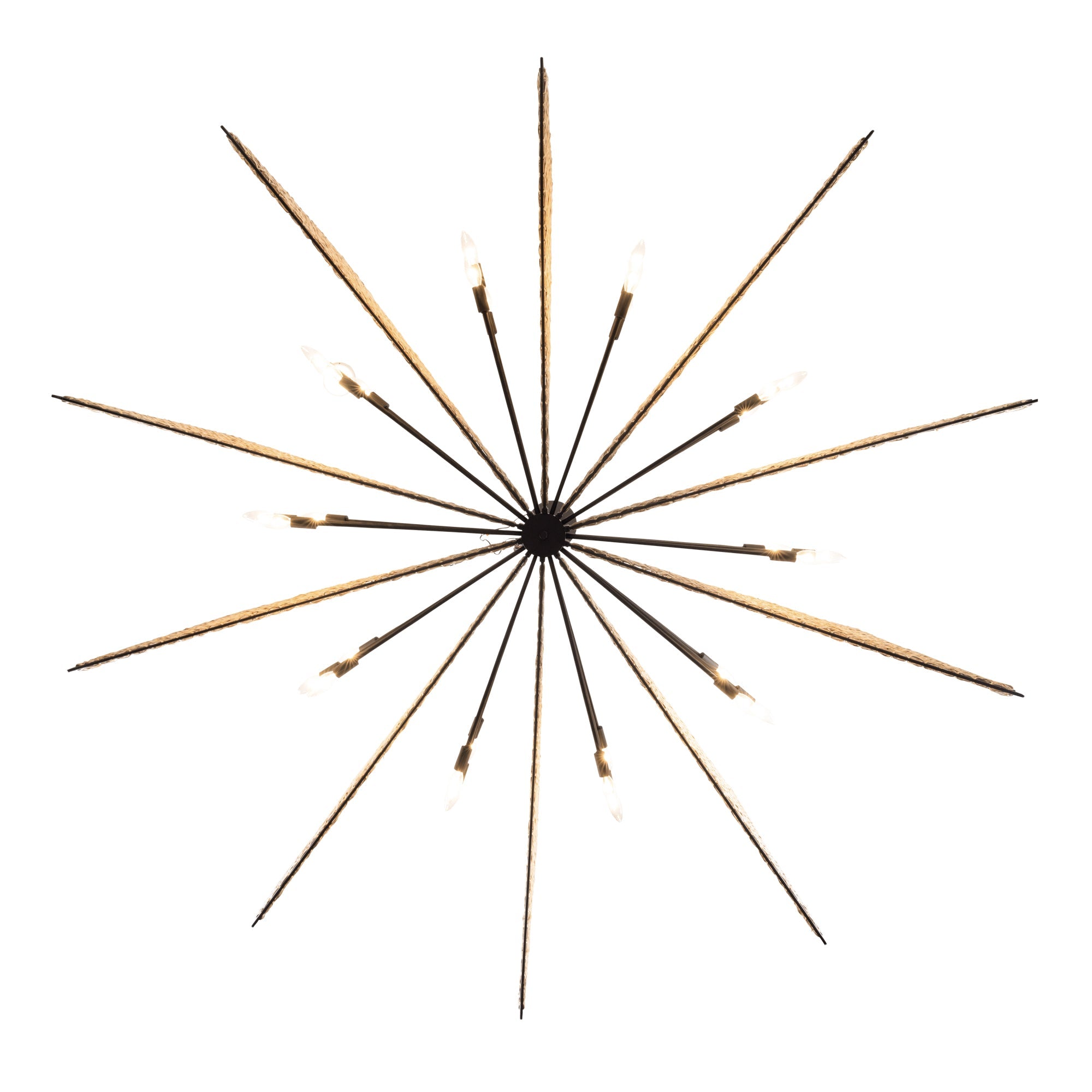 Machina 379C30MBS 30-Light Chandelier - Matte Black/Sulihiya