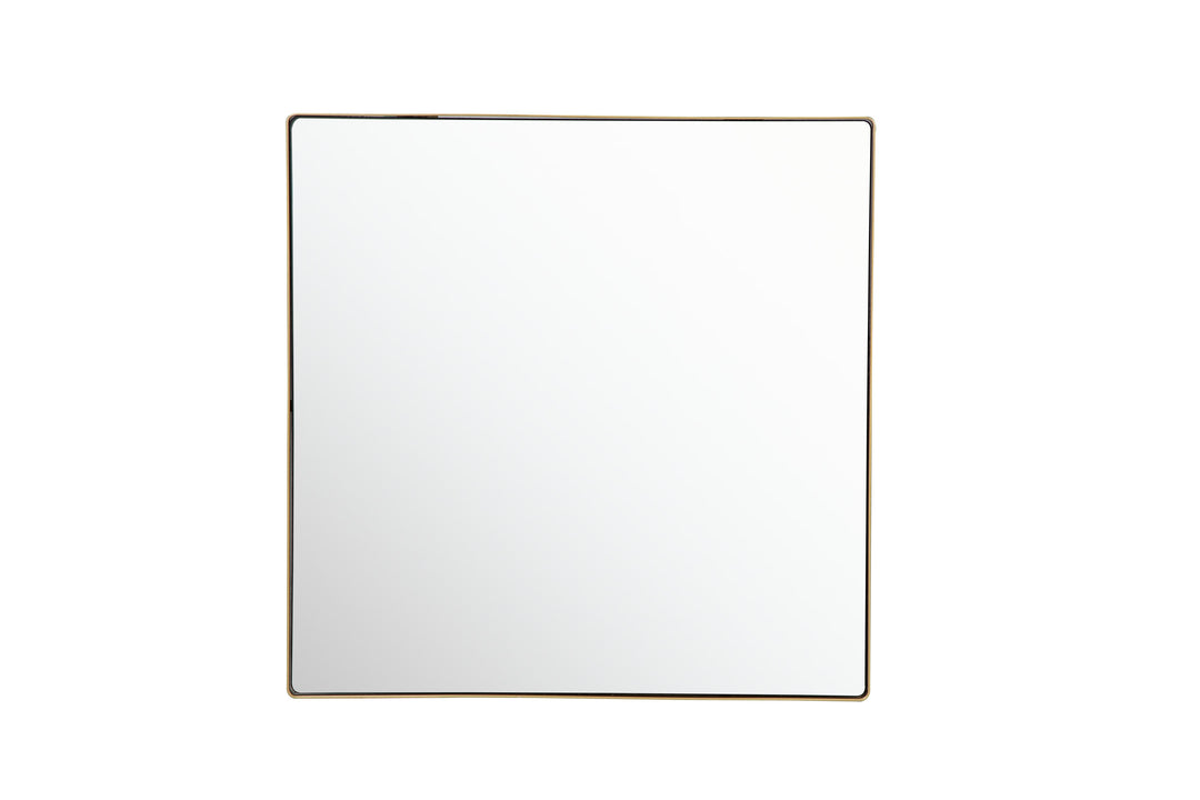 Kye 407A04GO 30x30 Square Mirror - Gold