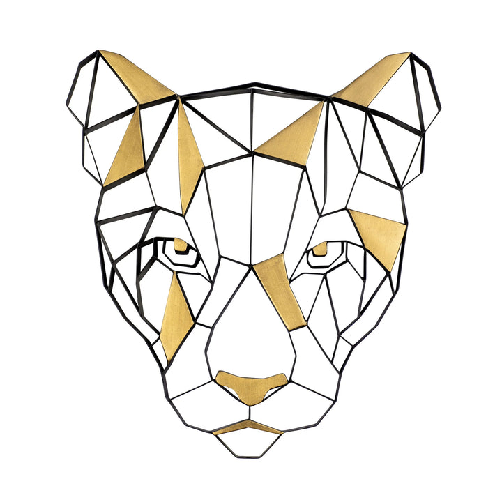Geometric Animal Kingdom 425WA83 Lion Wall Art
