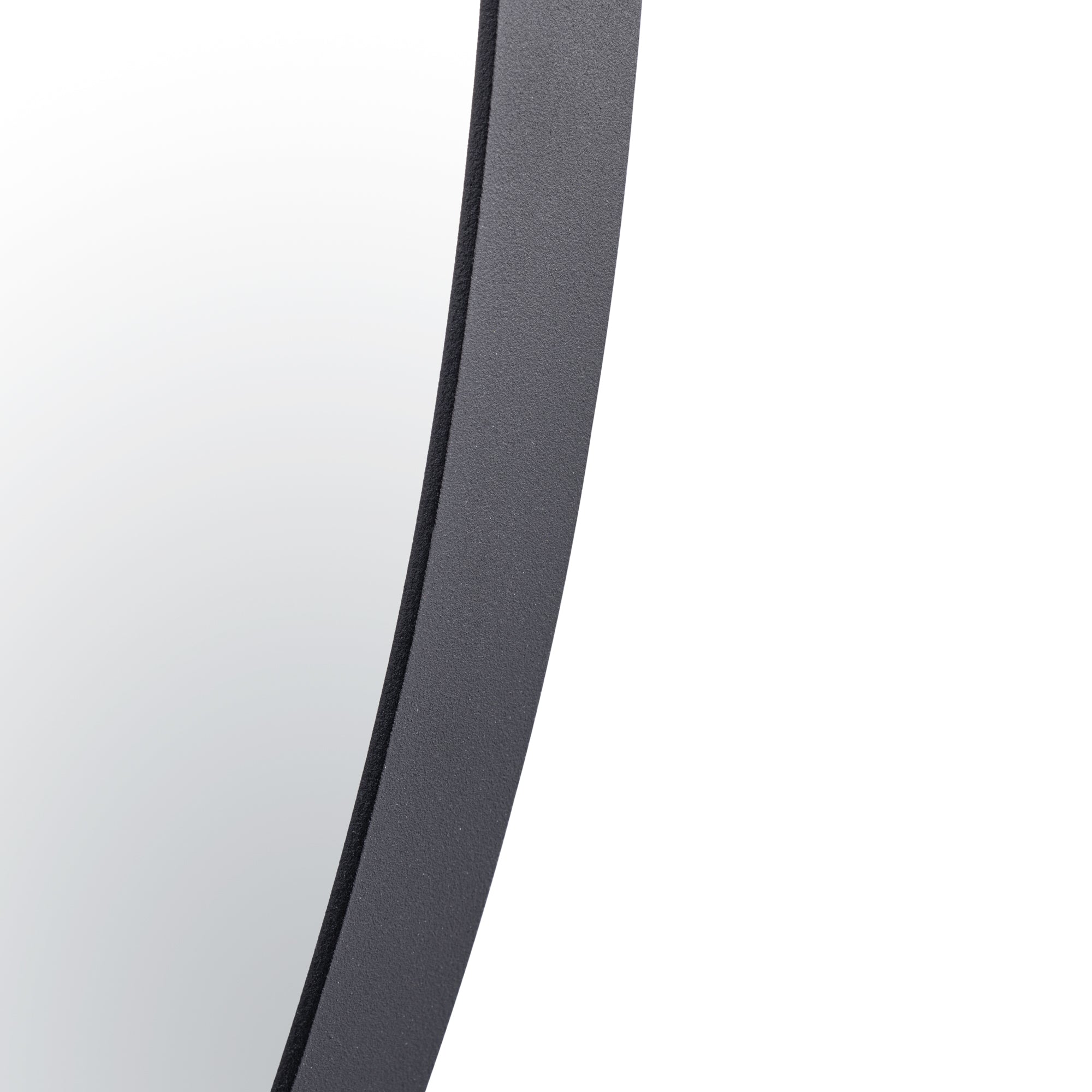 Tablet 458MI30BL 30-Inch Round Wall Mirror - Black