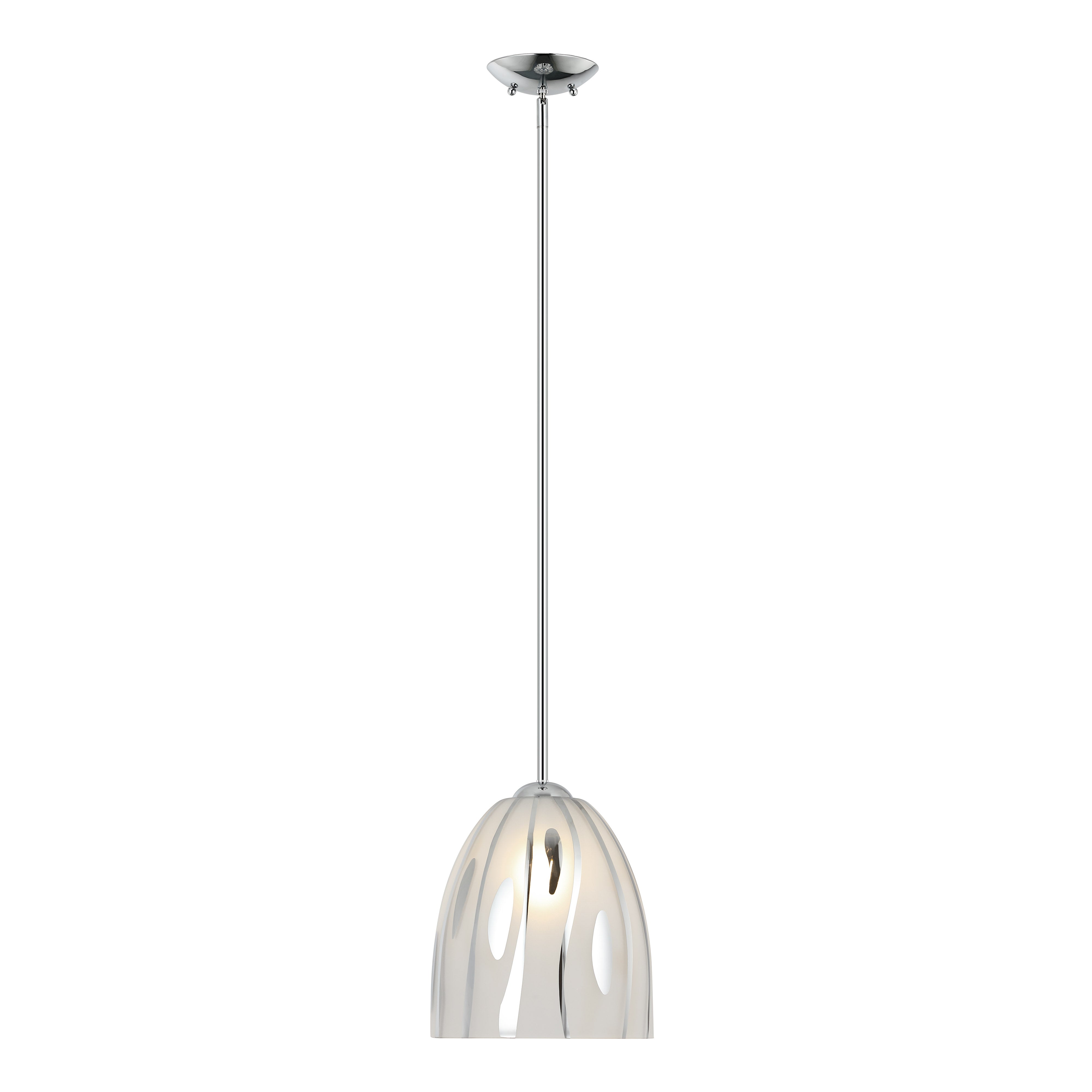Chroman Empire 1 Light 10 in Bell Pendant - Satin Gold