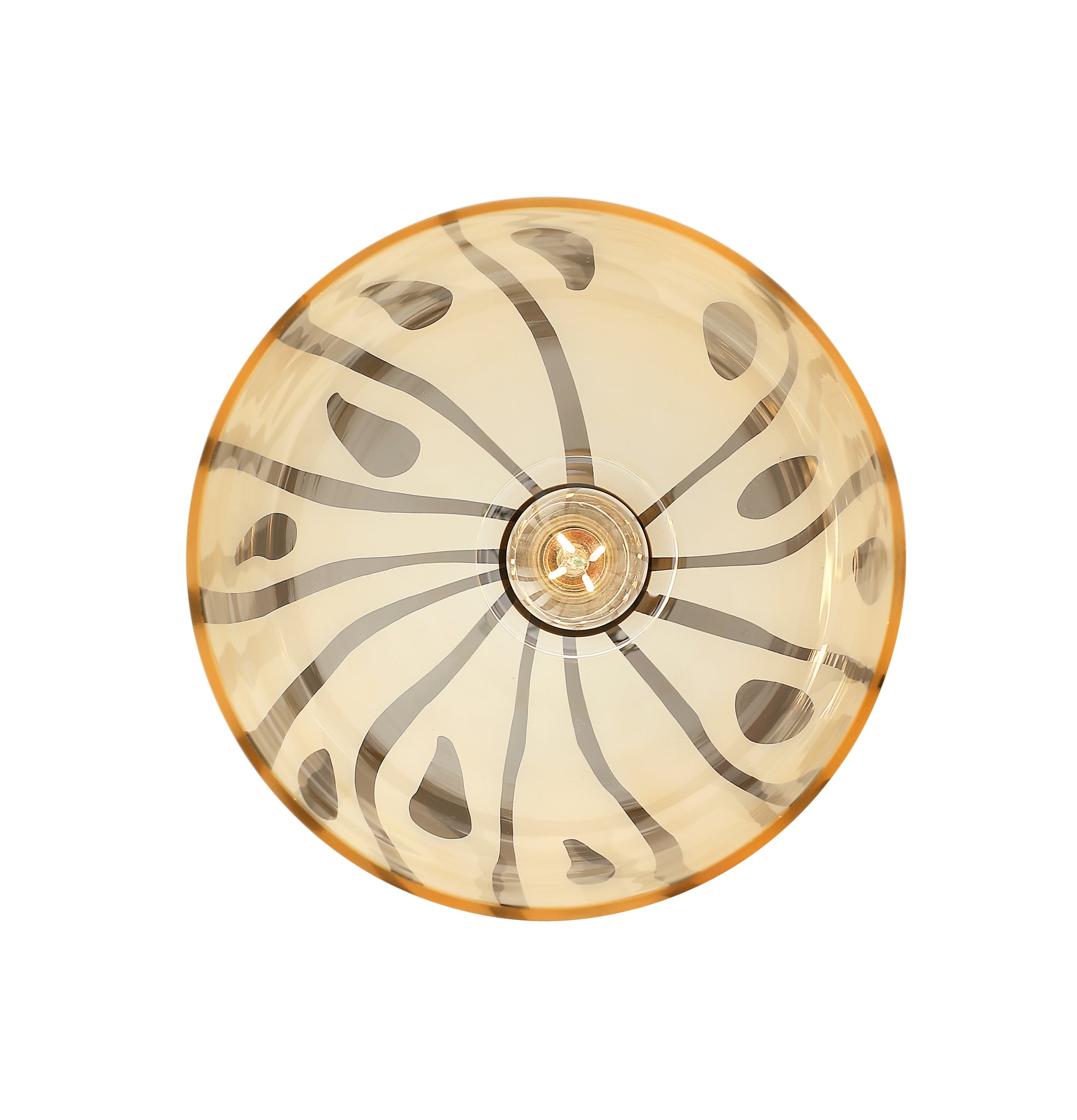Chroman Empire 1 Light 10 in Bell Pendant - Gold