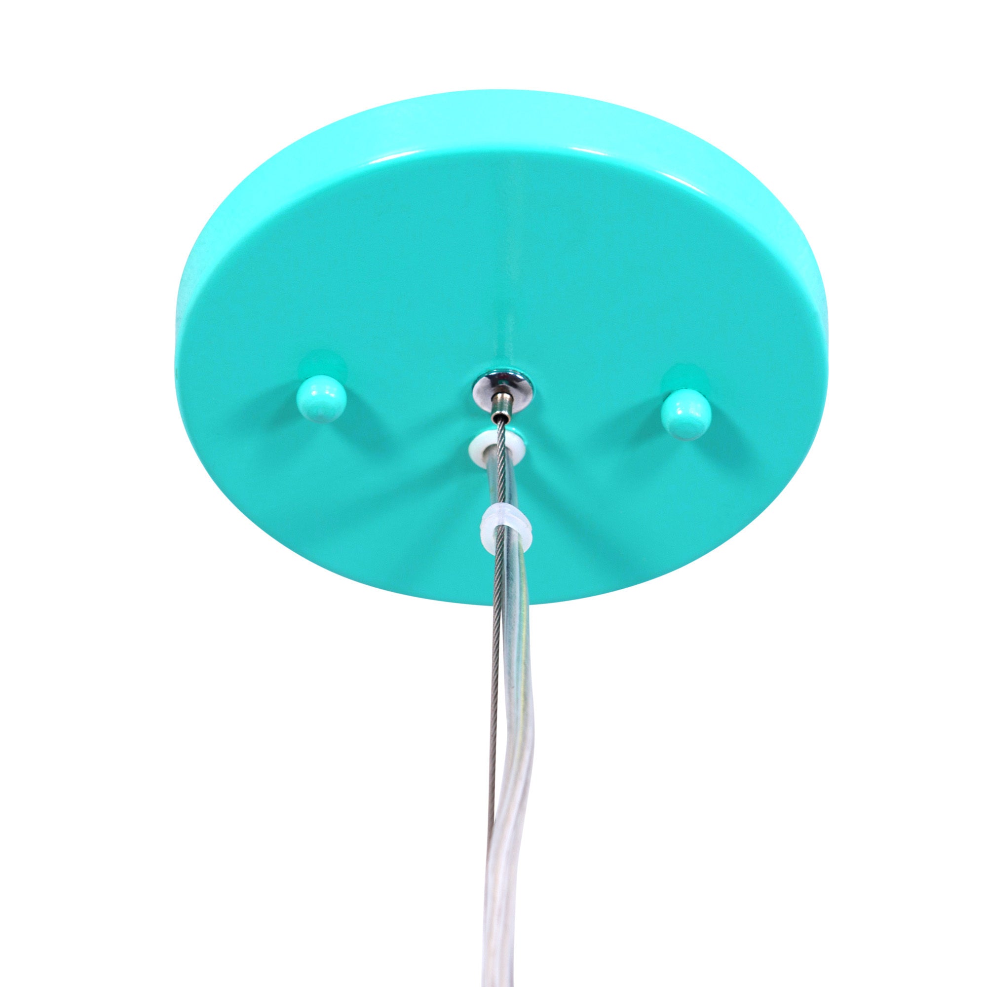 Urchin 1 Light Mini Pendant - Aqua Velvet