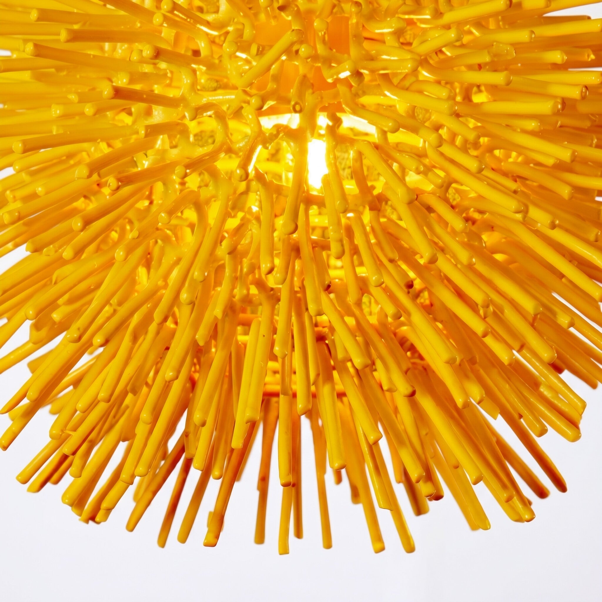 Urchin 1 Light Uber Mini Pendant - Un-Mellow Yellow