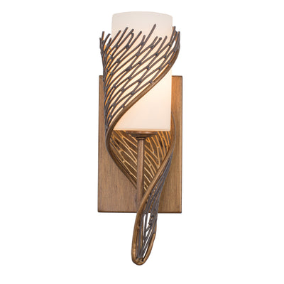 Flow 1 Light Left Sconce - Hammered Ore