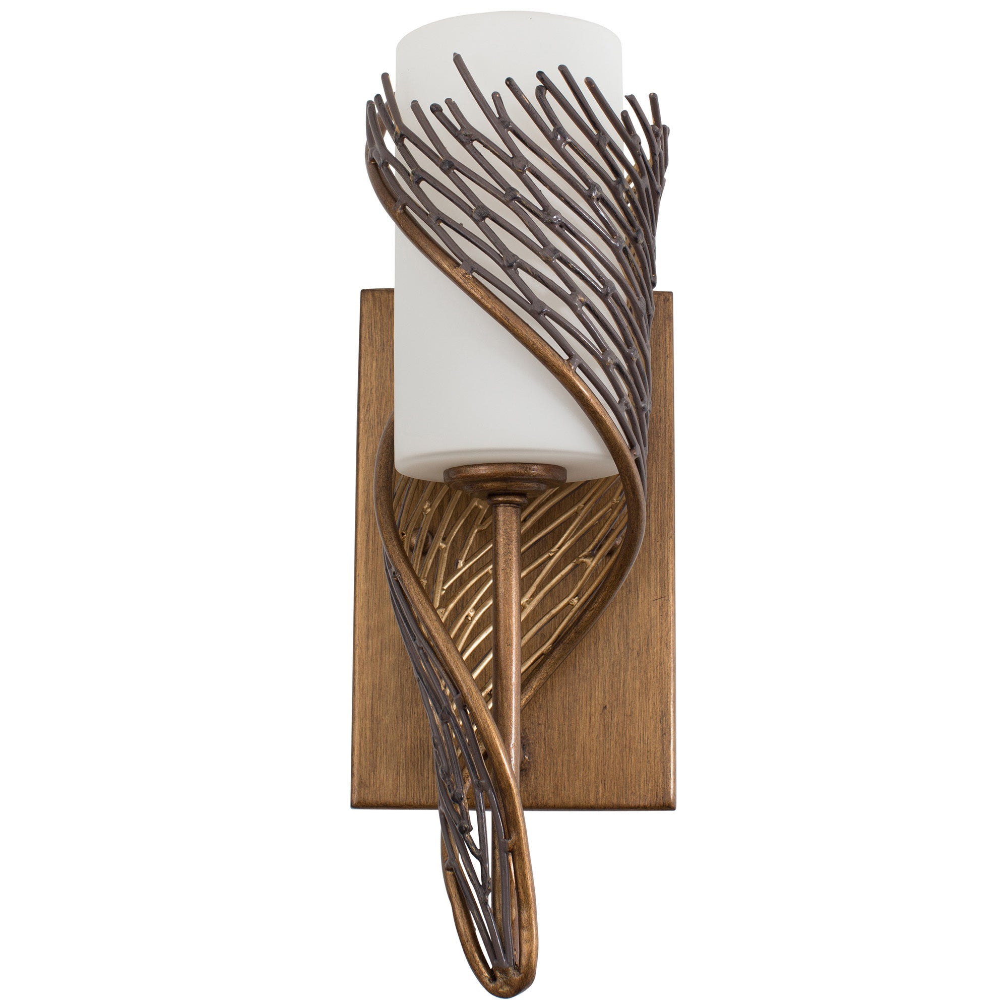 Flow 1 Light Right Sconce - Hammered Ore