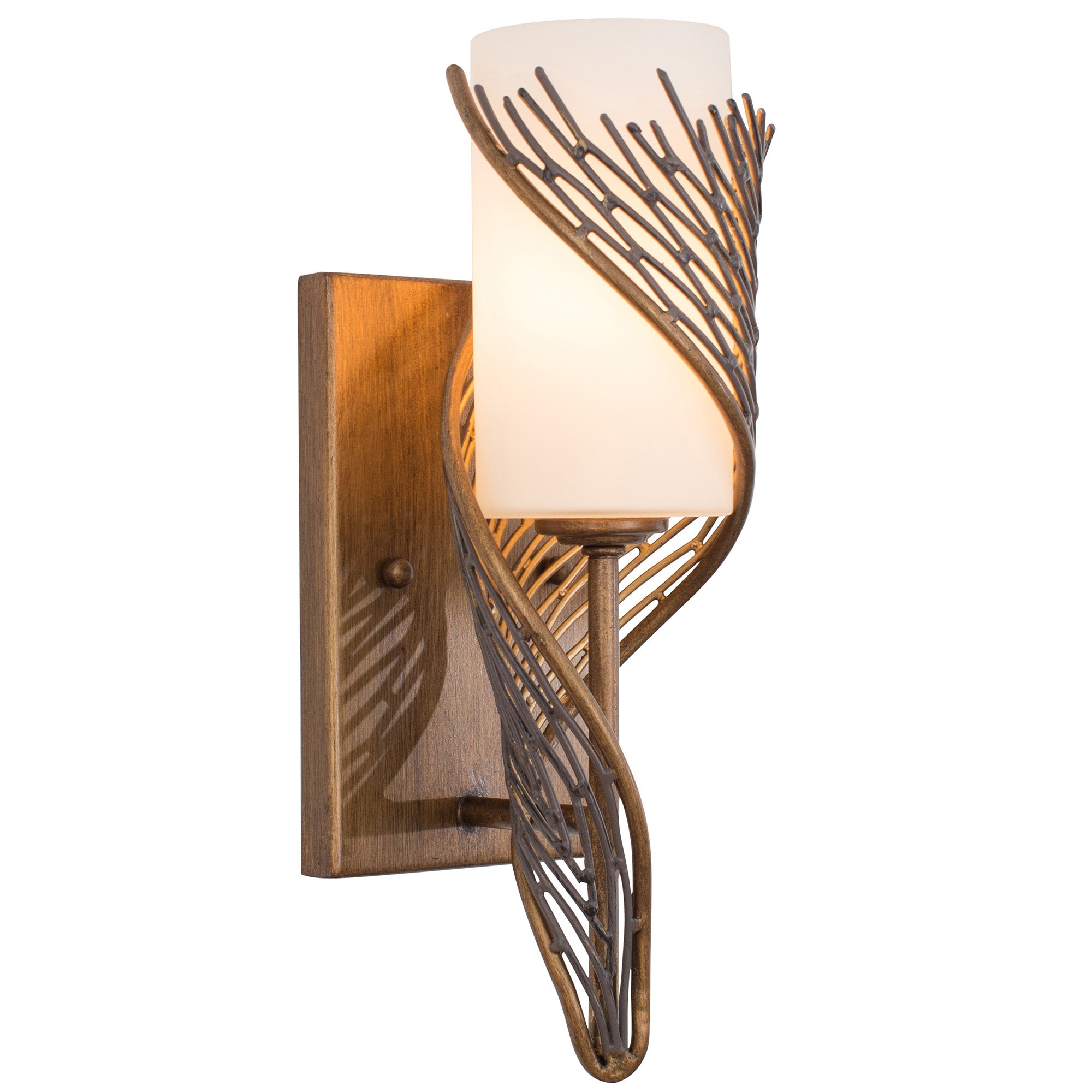 Flow 1 Light Right Sconce - Hammered Ore