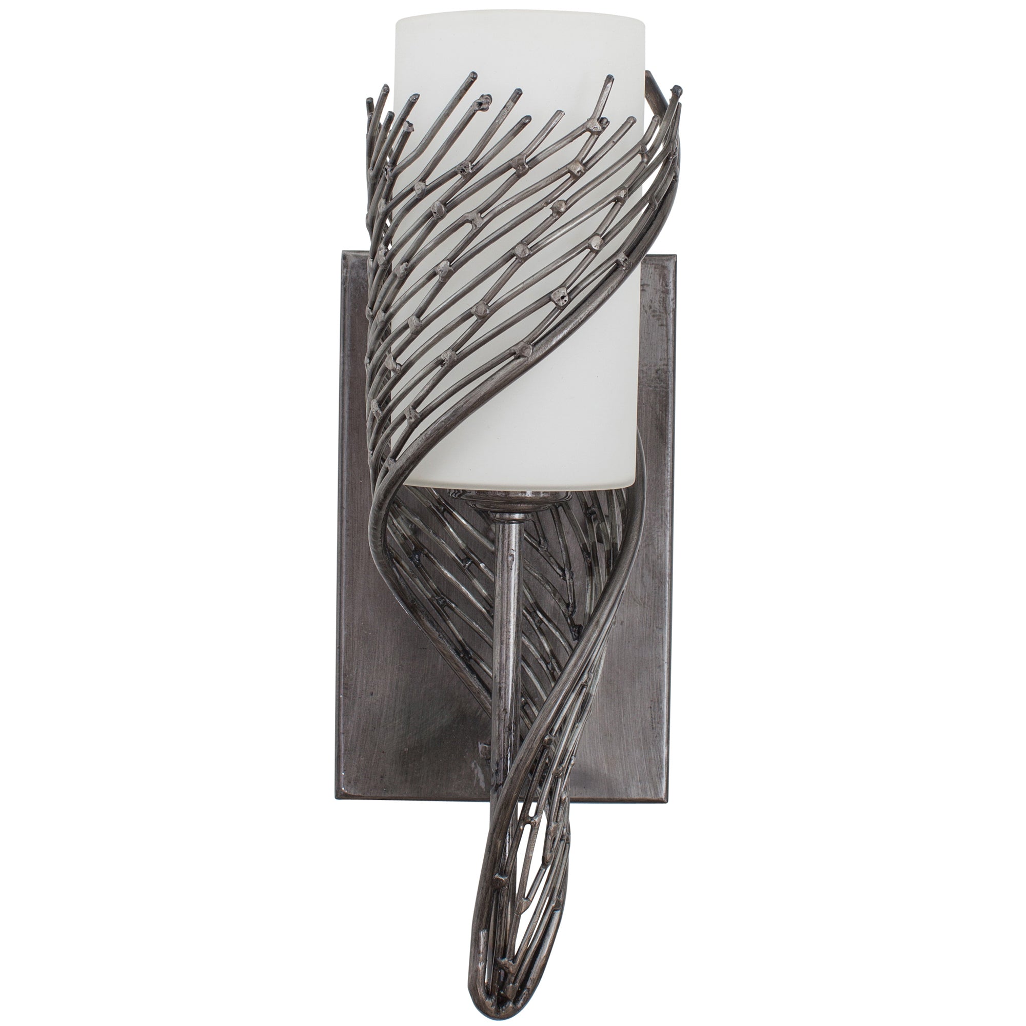 Flow 1 Light Left Sconce - Steel