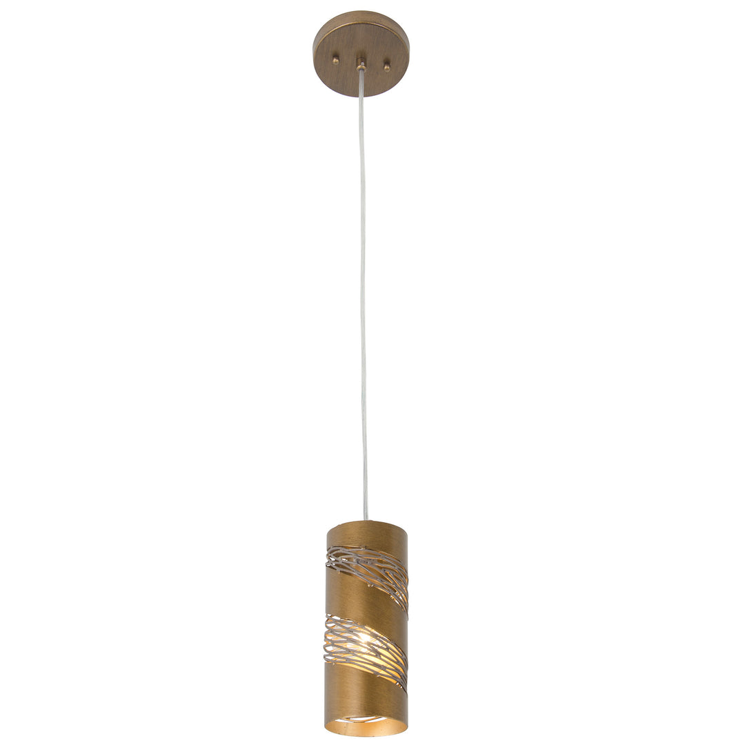 Flow 240M01HO 1-Light Mini Pendant - Hammered Ore