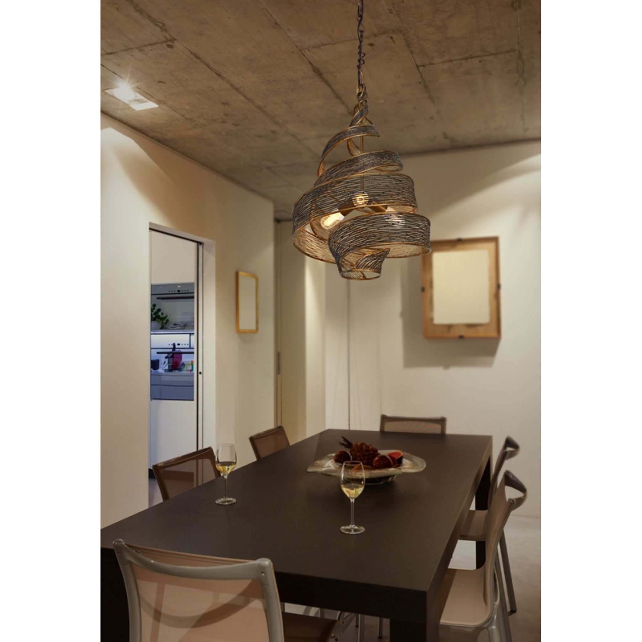 Flow 3-Light Twist Pendant