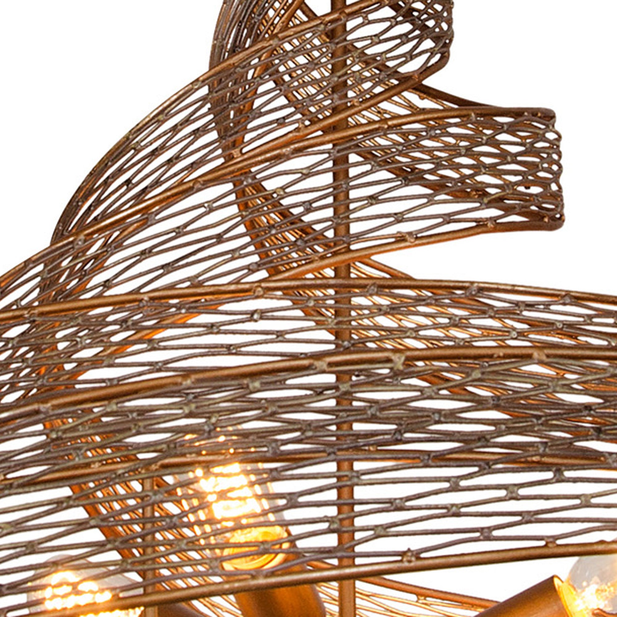 Flow 8-Light Twist Pendant