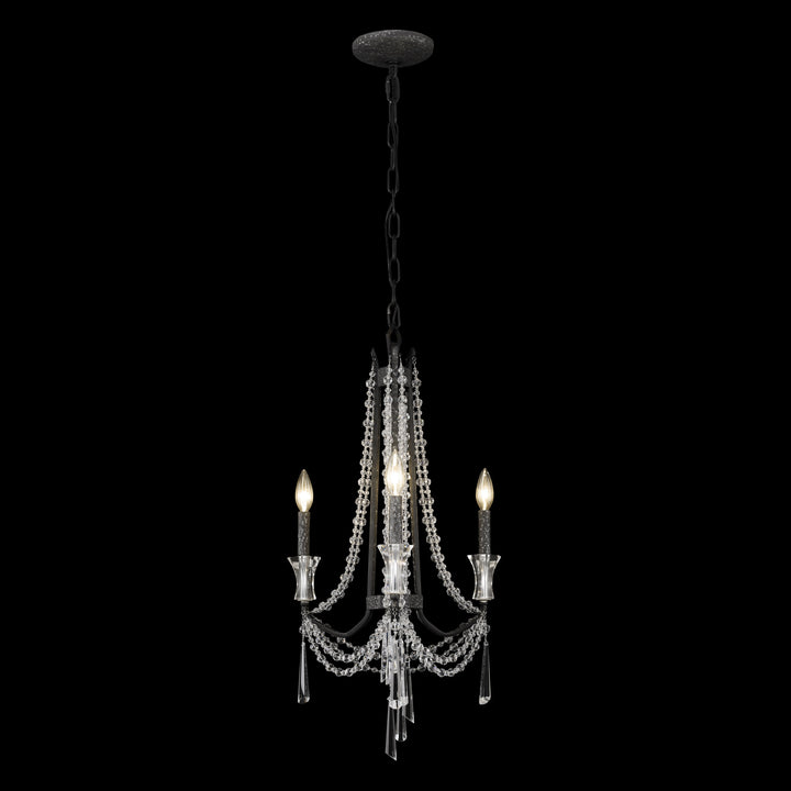 Barcelona 270C03OX 3-Light Chandelier - Onyx