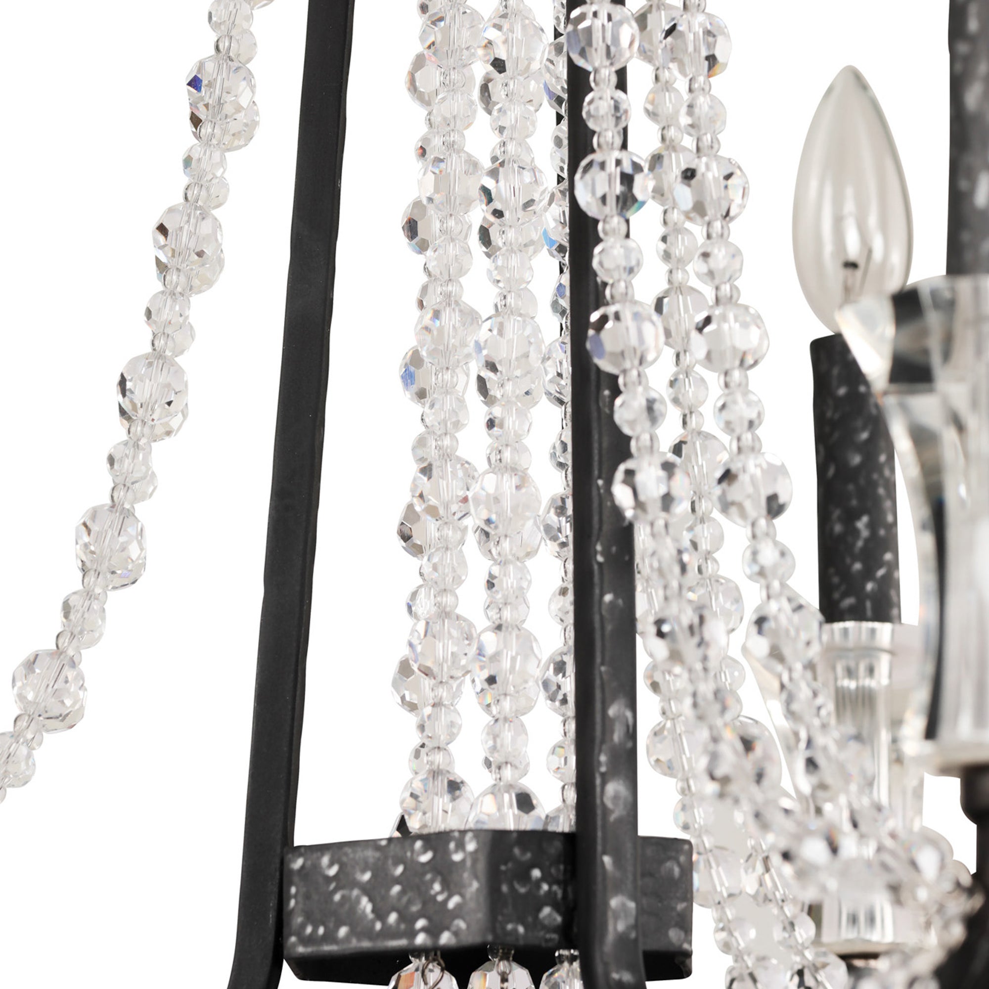 Barcelona 3 Light Crystal Chandelier - Onyx