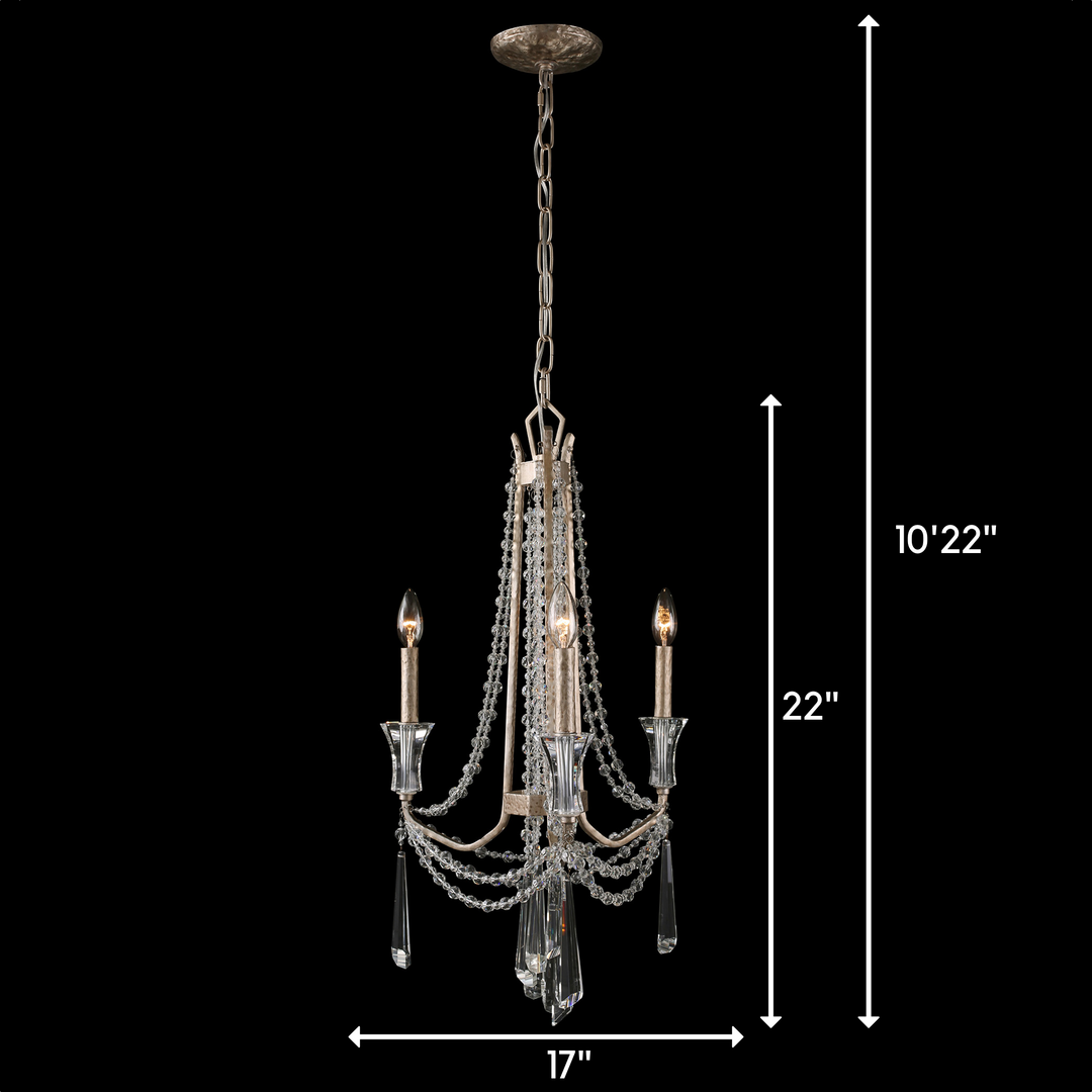 Varaluz Barcelona 270C03TR Crystal Chandelier