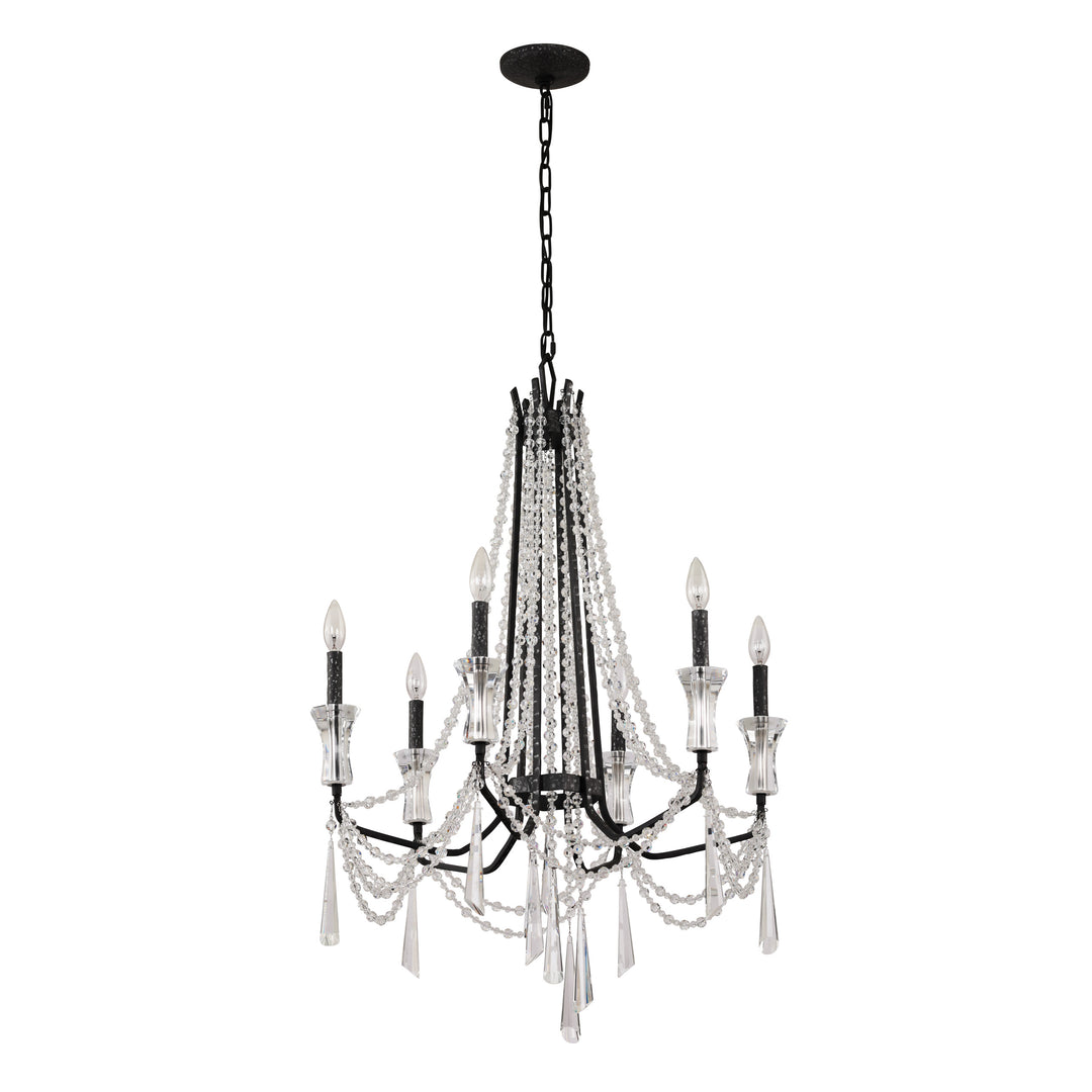 Barcelona 270C06OX 6-Light Chandelier - Onyx