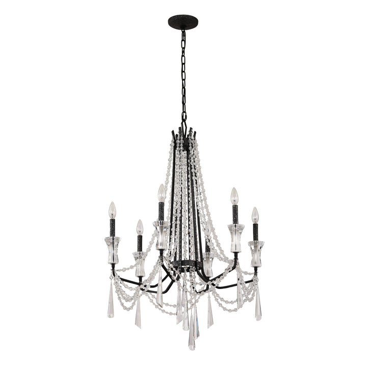 Barcelona 270C06OX 6-Light Chandelier - Onyx