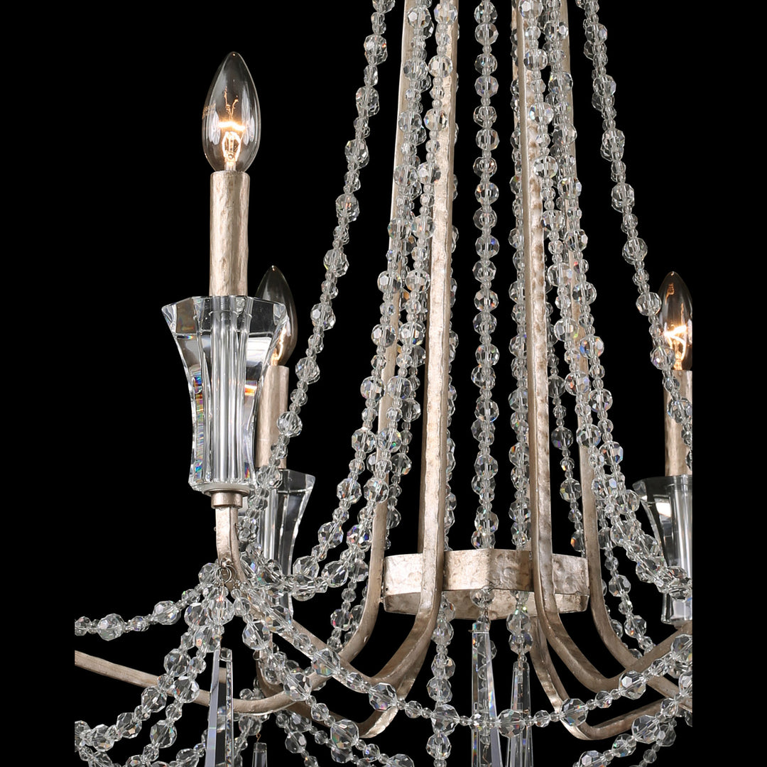 Barcelona 270C06TR 6-Light Chandelier - Transcend Silver