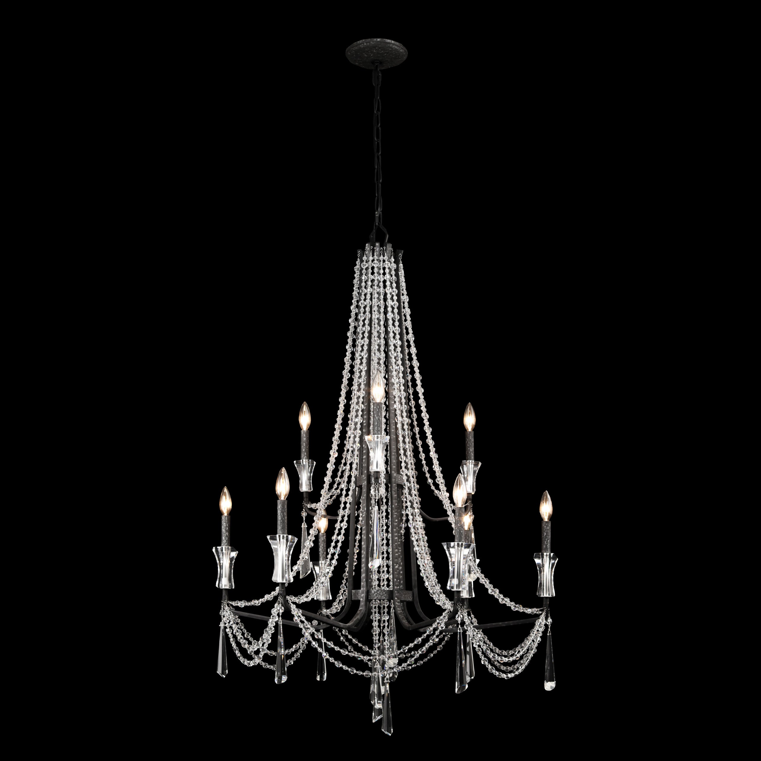 Barcelona 270C09OX 9-Light Chandelier - Onyx