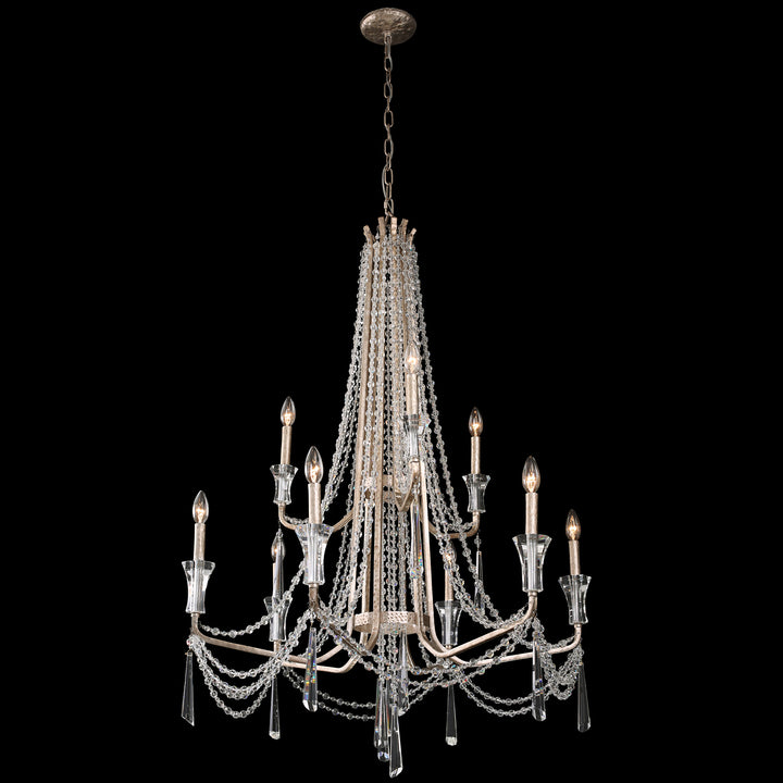 Barcelona 270C09TR 9-Light Chandelier - Transcend Silver