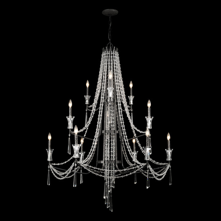 Barcelona 270C12OX 12-Light Chandelier - Onyx