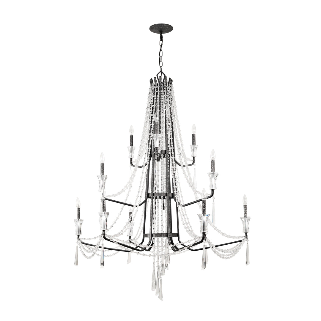 Barcelona 270C12OX 12-Light Chandelier - Onyx