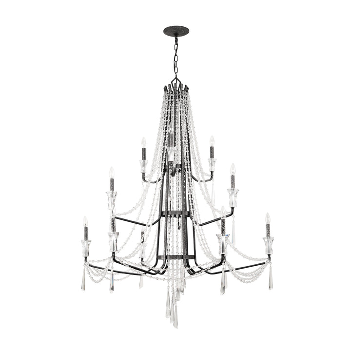 Barcelona 270C12OX 12-Light Chandelier - Onyx