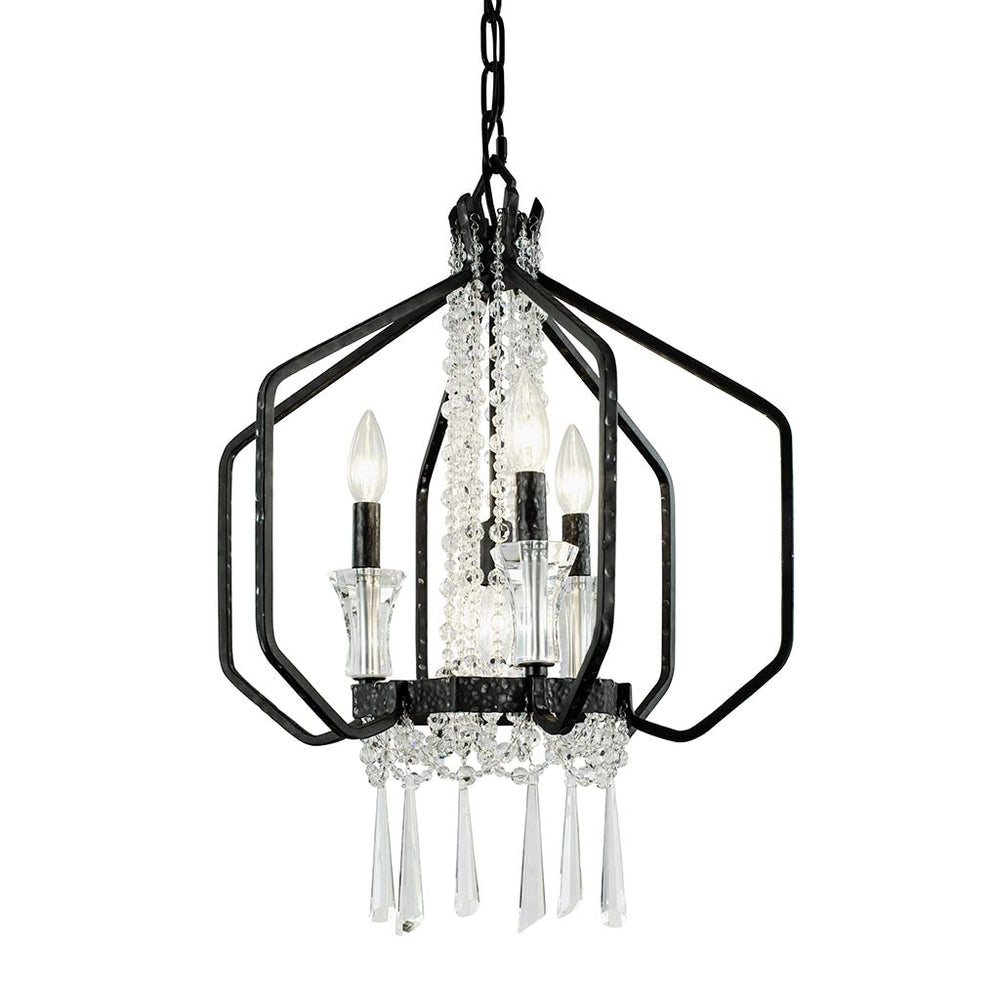 Barcelona 270P04OX 4-Light Pendant Light - Onyx