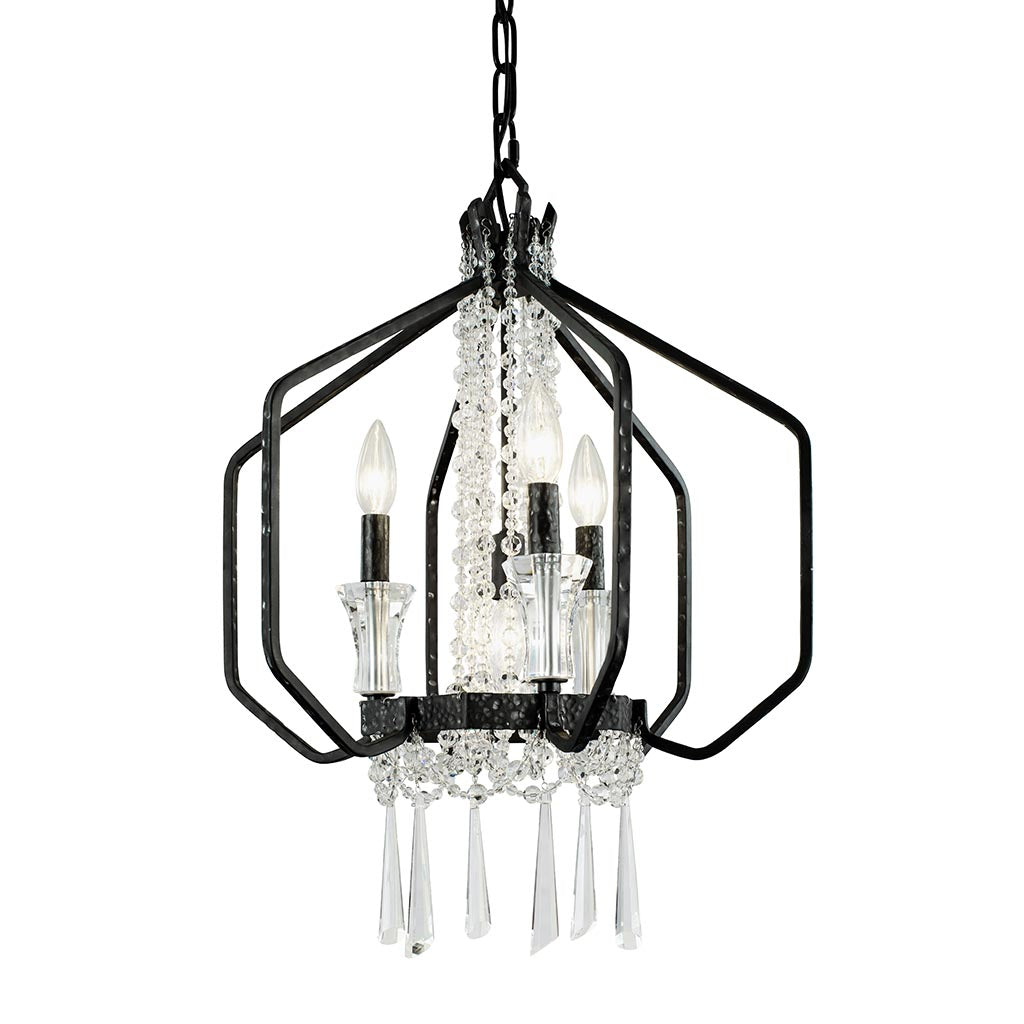 Barcelona 270P04OX 4-Light Pendant Light - Onyx