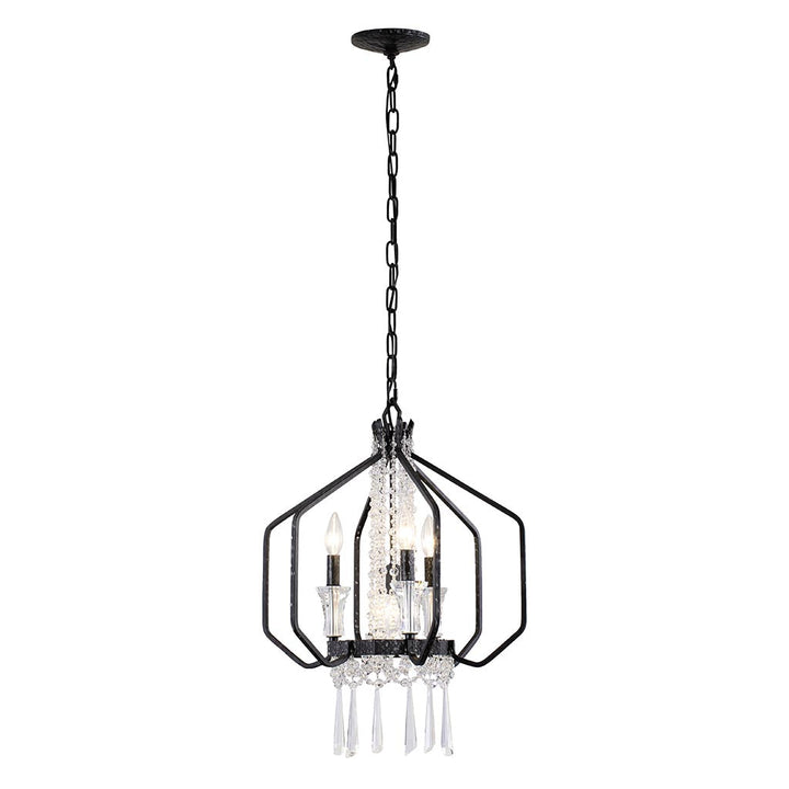 Barcelona 270P04OX 4-Light Pendant Light - Onyx