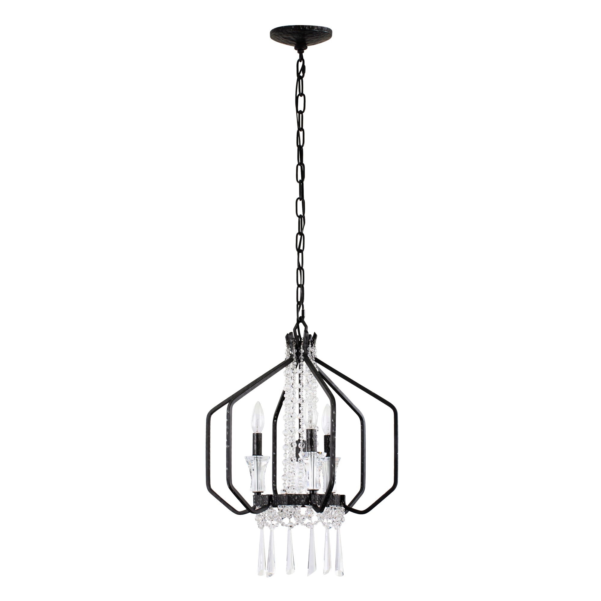 Barcelona 4 Light Crystal Pendant - Onyx