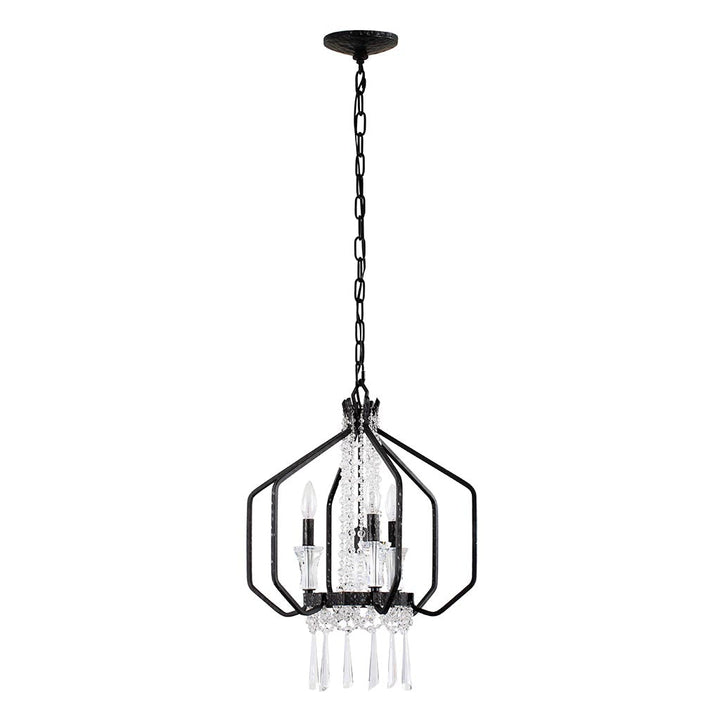 Barcelona 270P04OX 4-Light Pendant Light - Onyx