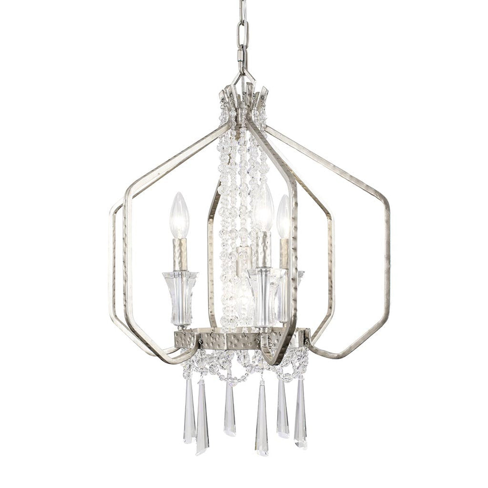 Barcelona 270P04TR 4-Light Pendant Light - Transcend Silver