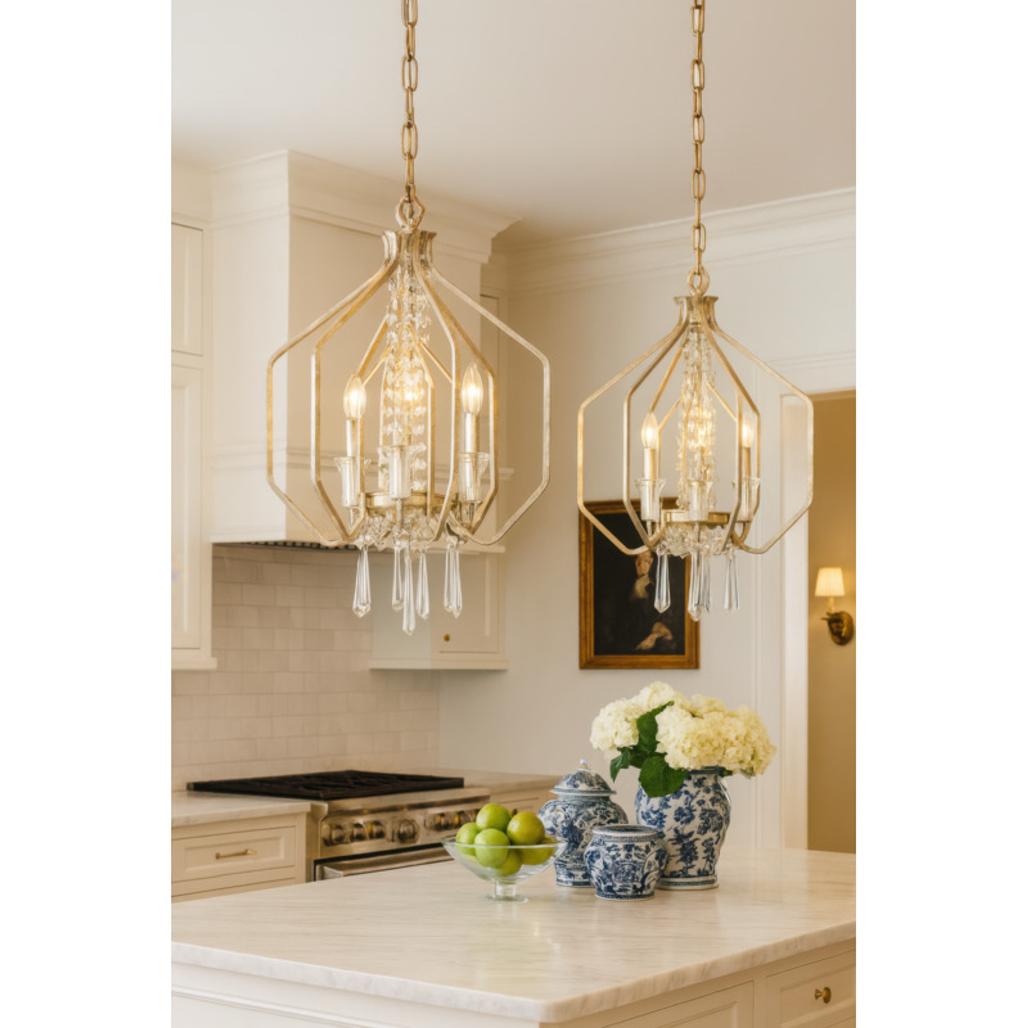 Barcelona 4-Light Crystal Pendant