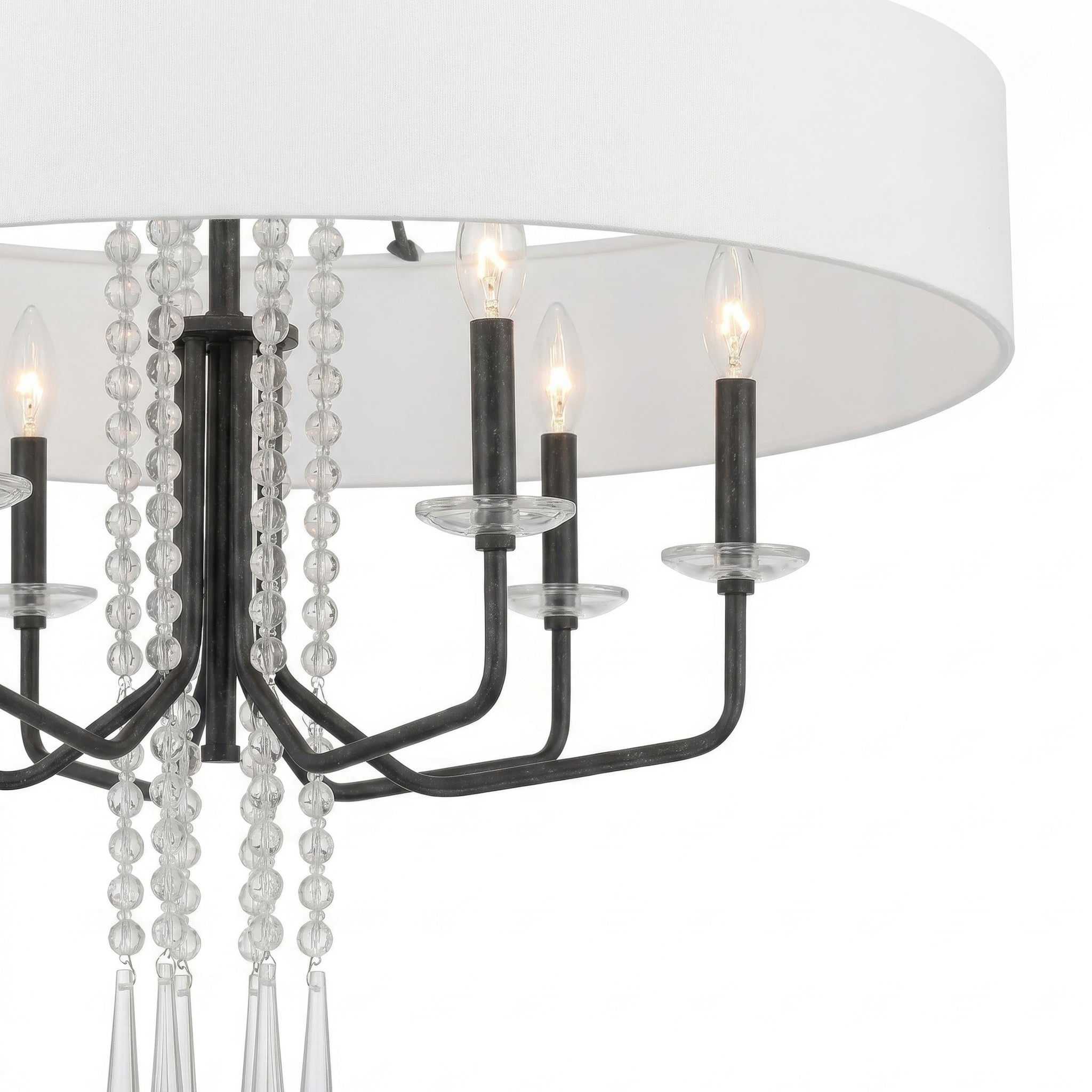 Barcelona 6 Light Pendant w/Shade - Onyx