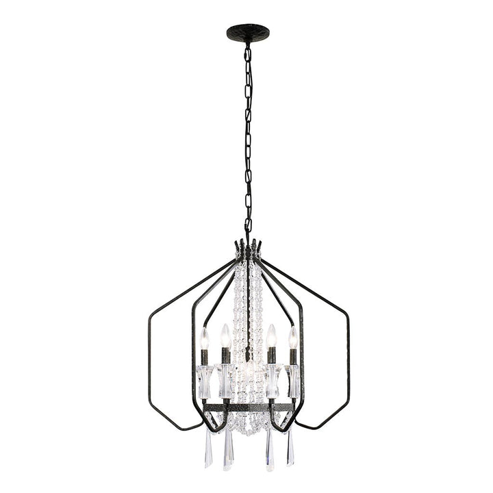 Barcelona 270P07OX 7-Light Pendant Light - Onyx