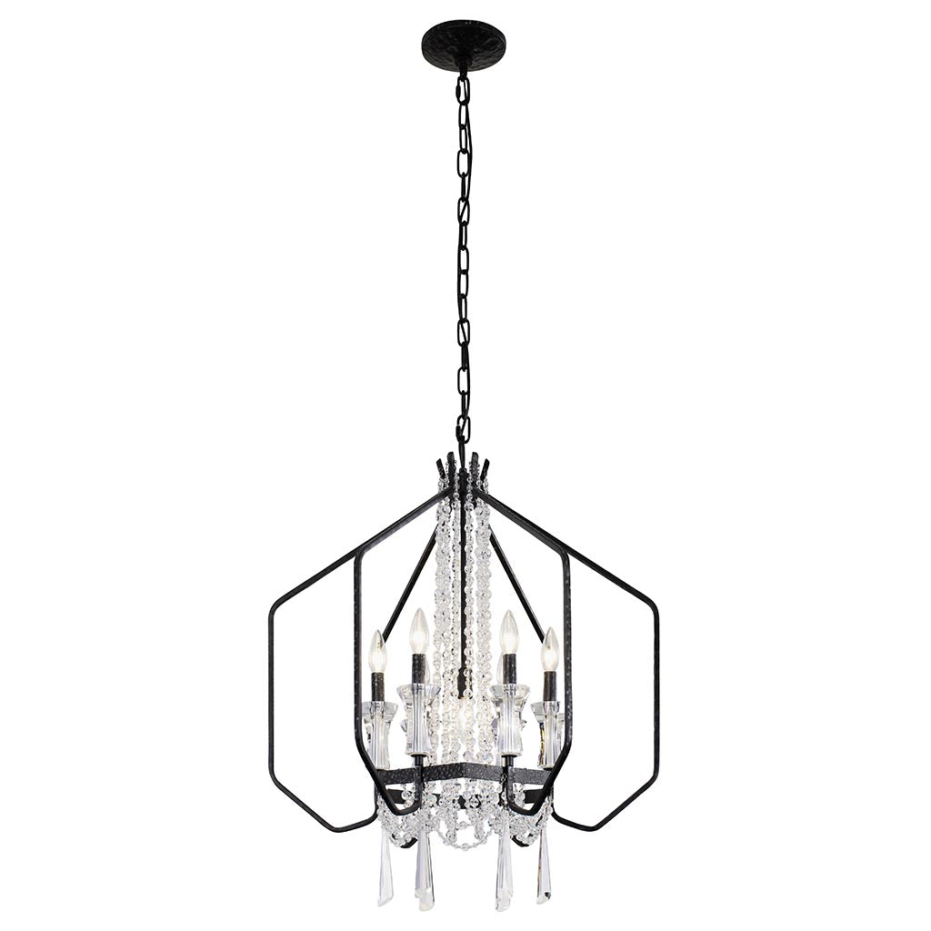 Barcelona 270P07OX 7-Light Pendant Light - Onyx