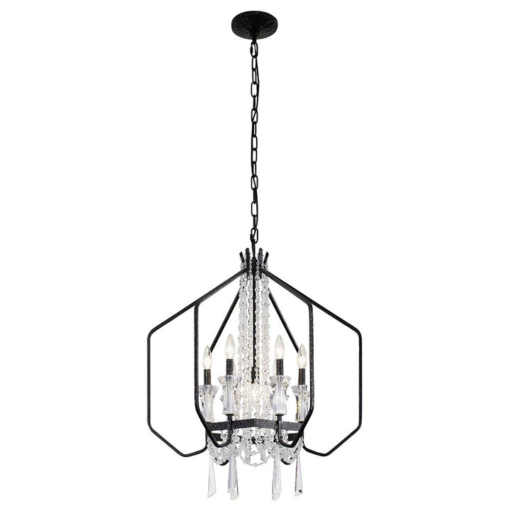 Barcelona 270P07OX 7-Light Pendant Light - Onyx