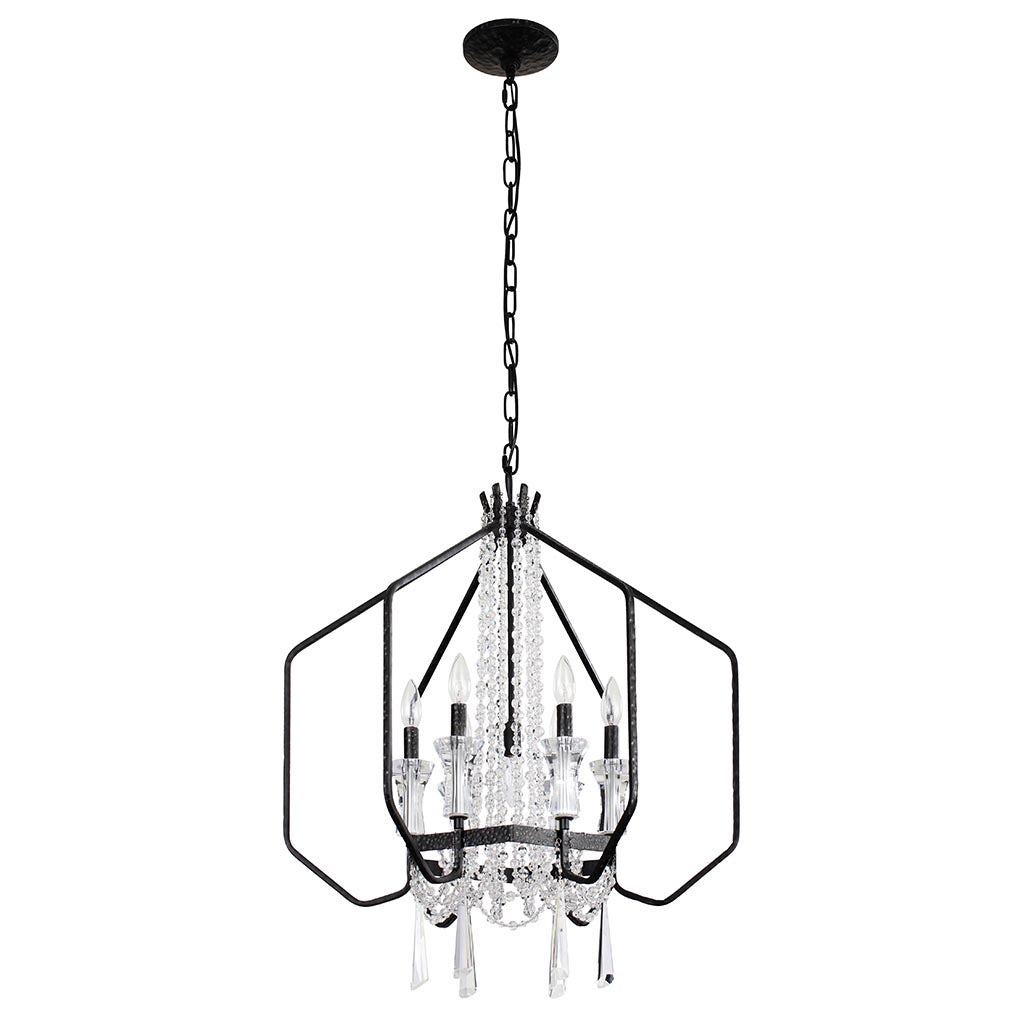 Barcelona 270P07OX 7-Light Pendant Light - Onyx