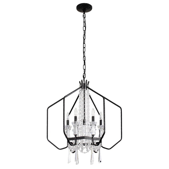 Barcelona 270P07OX 7-Light Pendant Light - Onyx