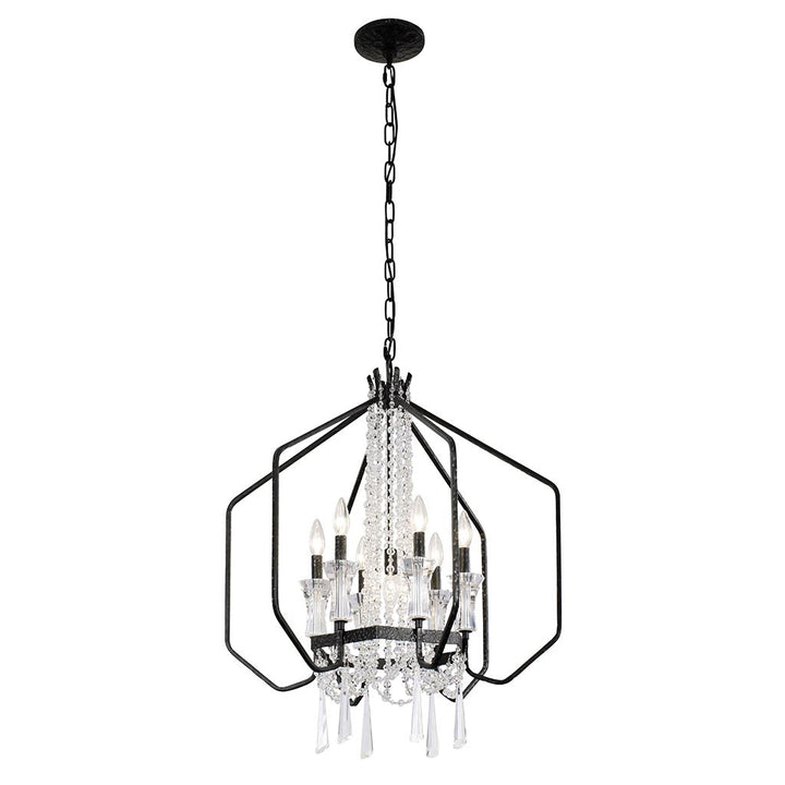 Barcelona 270P07OX 7-Light Pendant Light - Onyx