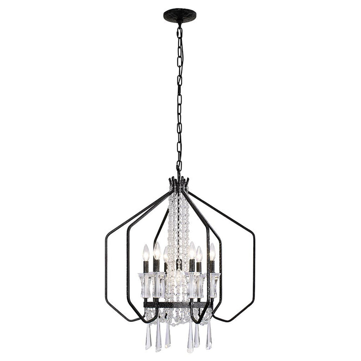 Barcelona 270P07OX 7-Light Pendant Light - Onyx