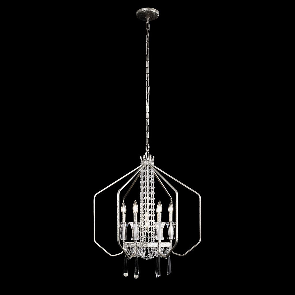 Barcelona 270P07TR 7-Light Pendant Light - Transcend Silver