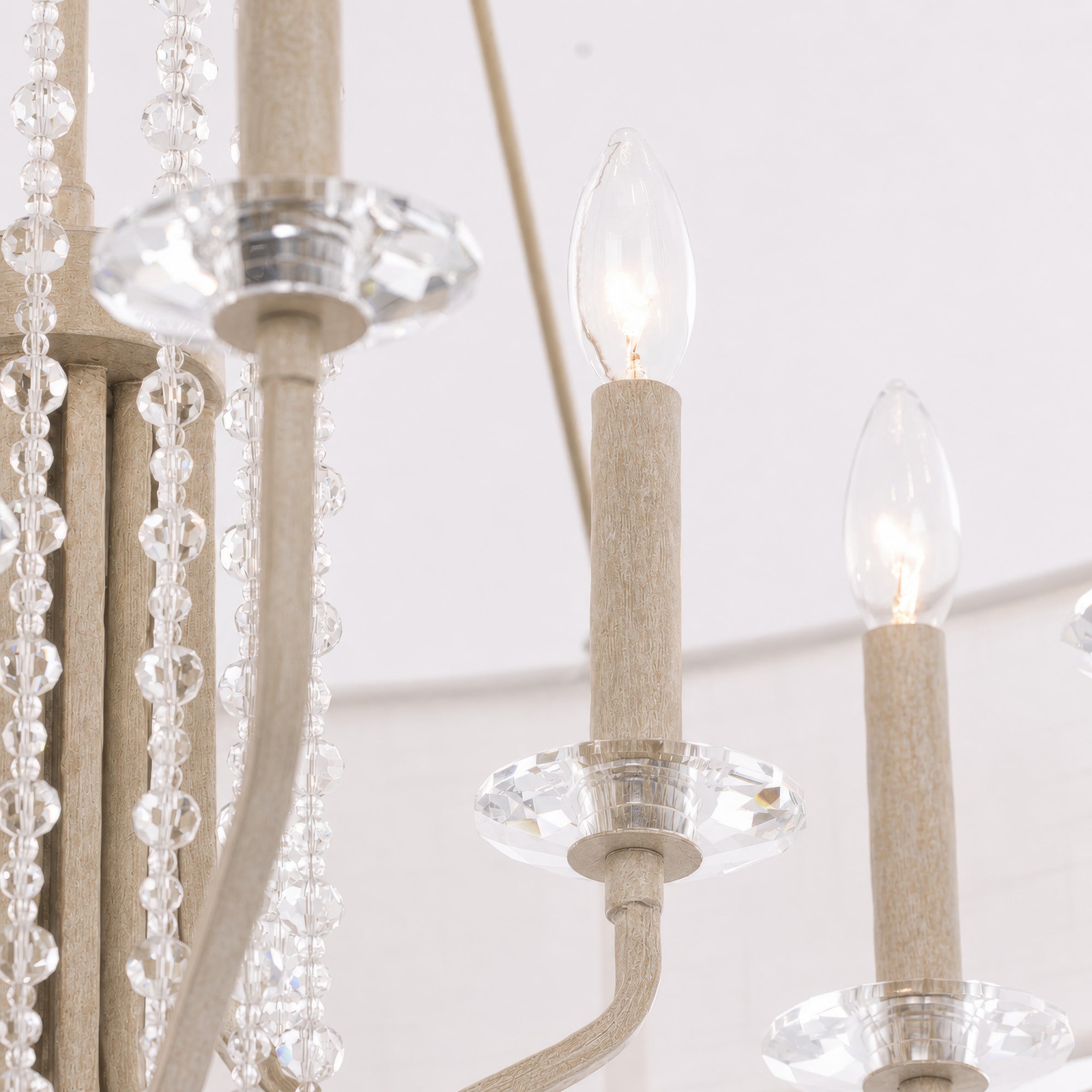 Barcelona 9 Light Pendant w/Shade - Transcend Silver