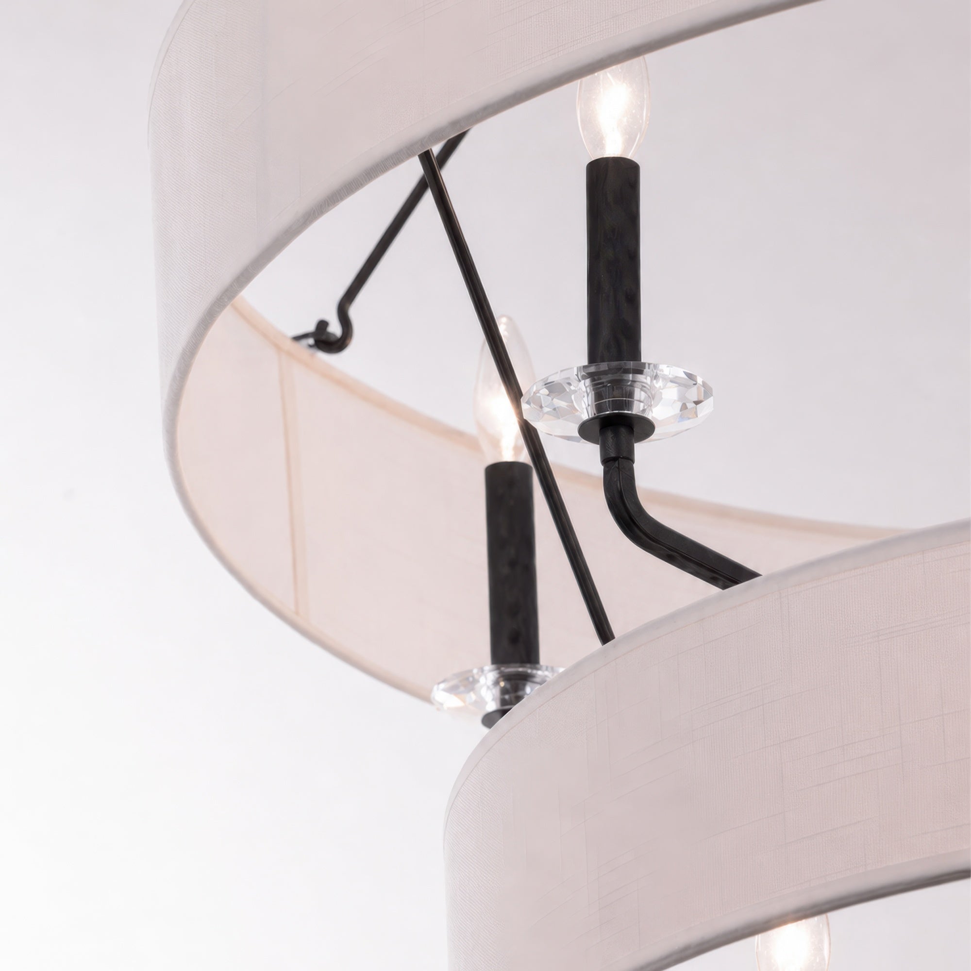 Barcelona 15 Light Pendant w/Shade - Onyx